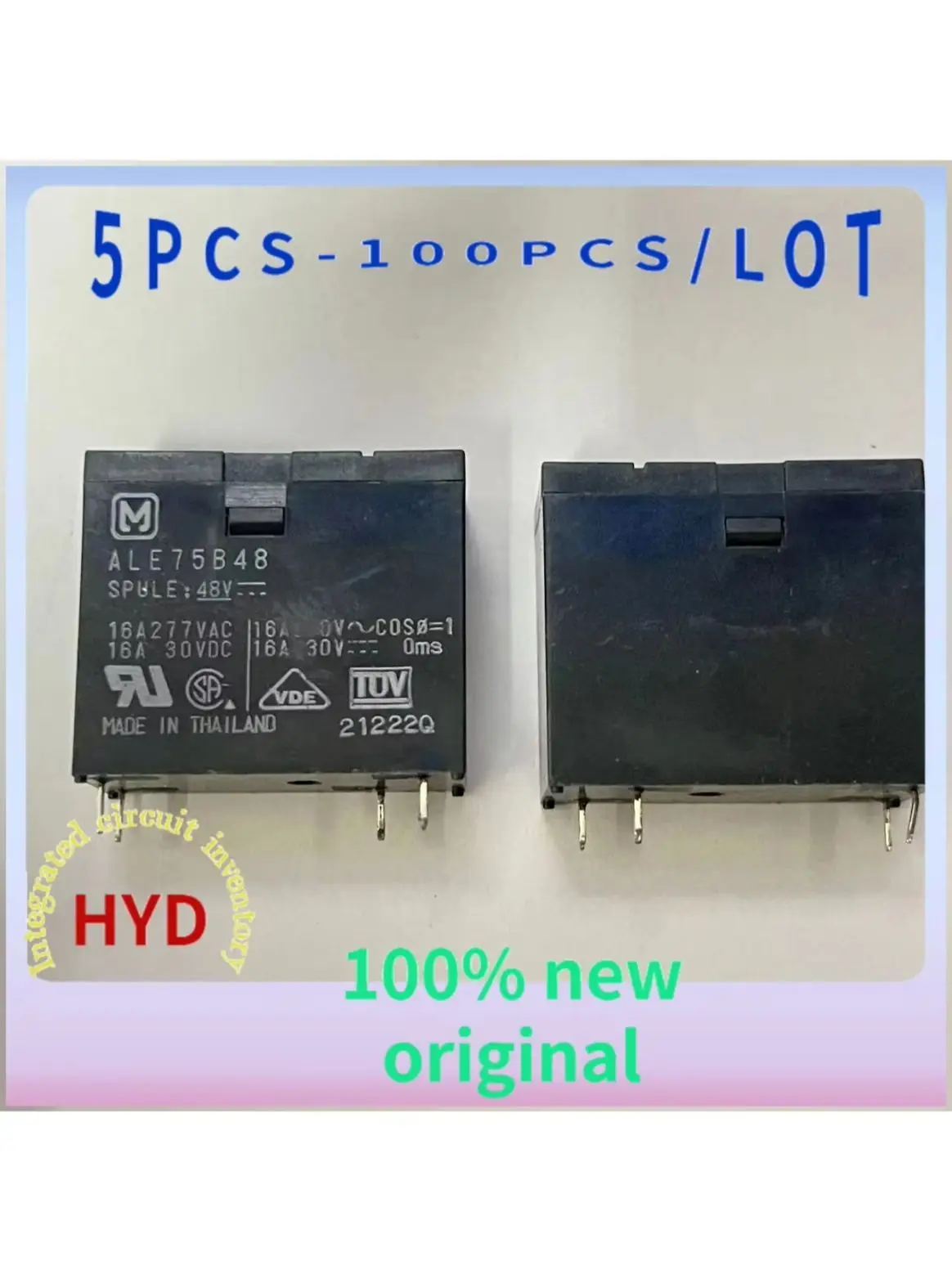 ALE75B48 16A Power Relay Module for Electronic Projects - ALE Series