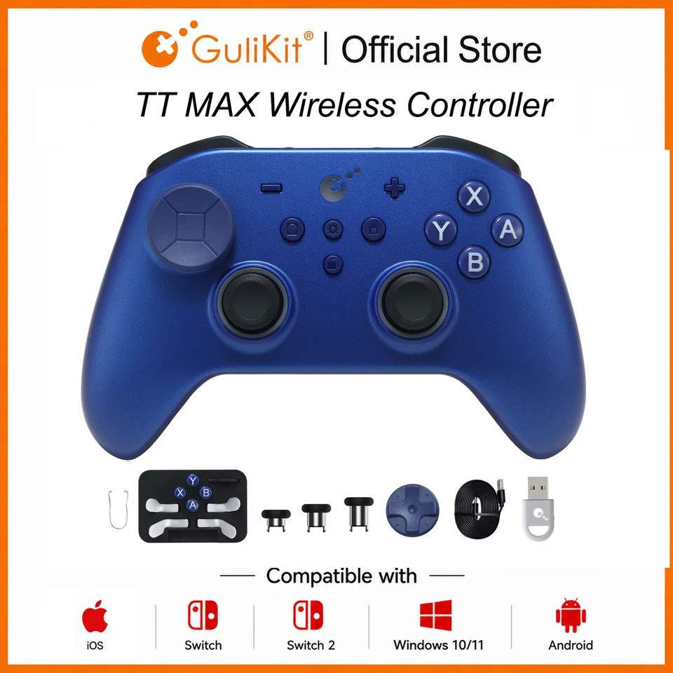 GuliKit TT MAX Wireless Game Controller for Switch, PC, Android, iOS