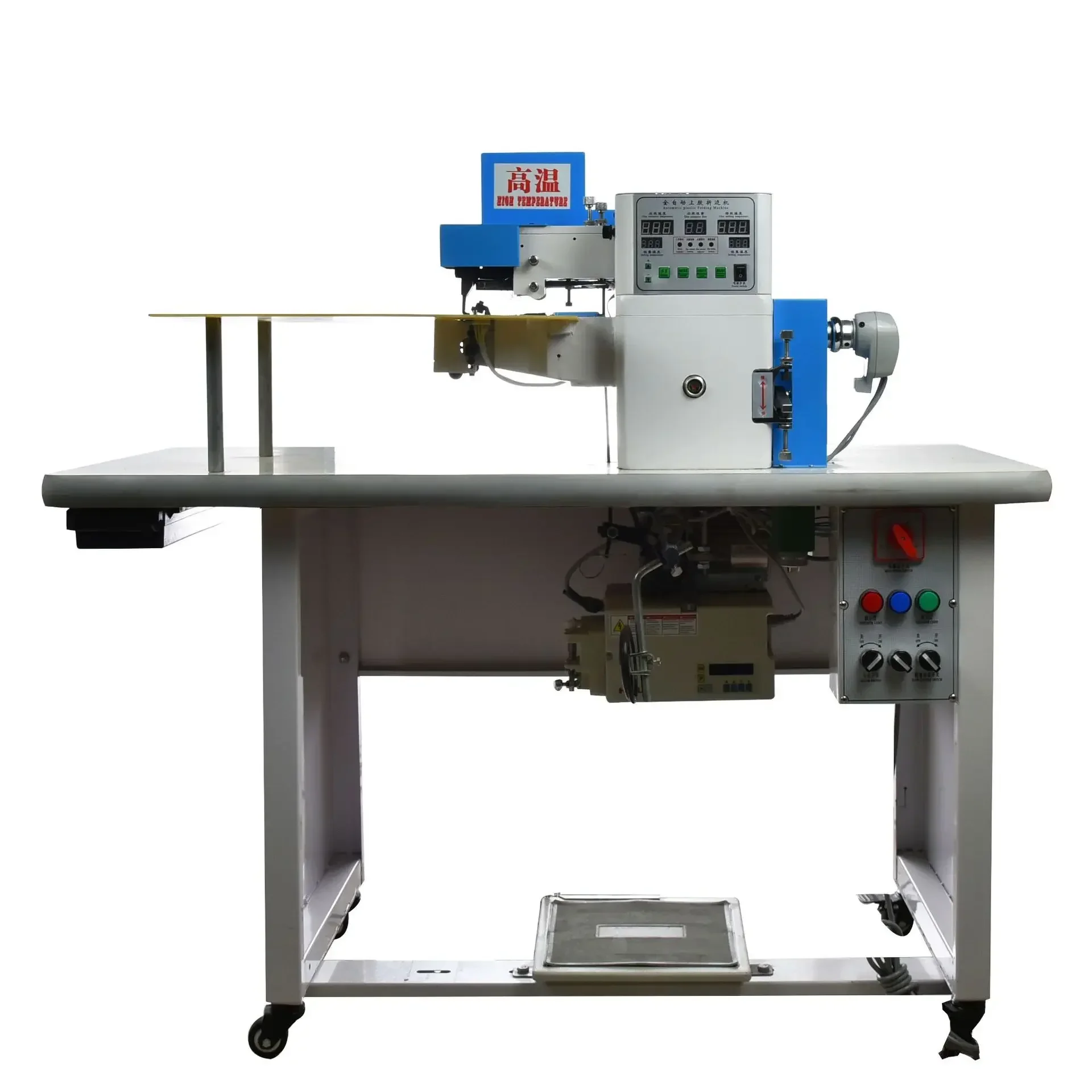 Popular PrAutomatic Gluing Folding Machine Leather Edge Upper Hot Cement Shoe Making Sewing Tape Edge Folding Bags And Suitcases
