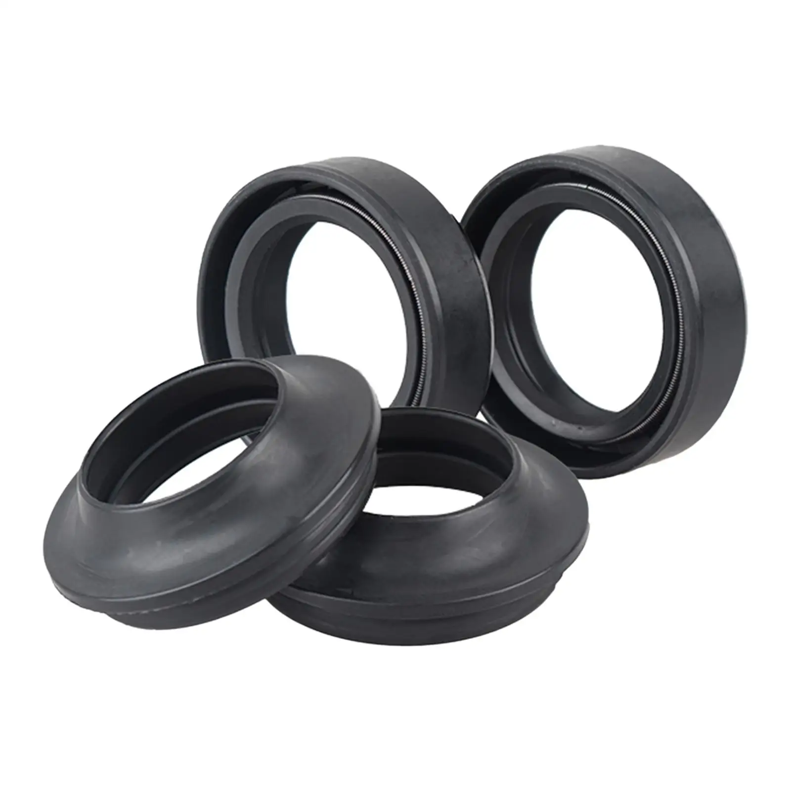 4 Pieces Oil and Dust Seal Motorcycle Accessories for Yamaha Ttr90