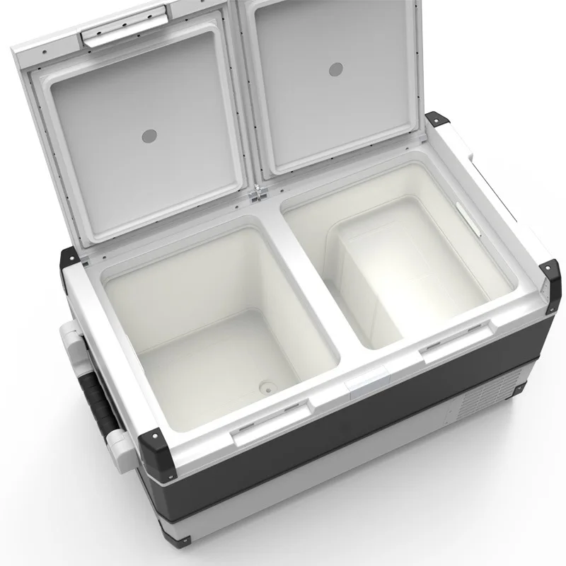 

75 liters large-capacity car refrigerator 95L car refrigerator dual temperature dual control car ice