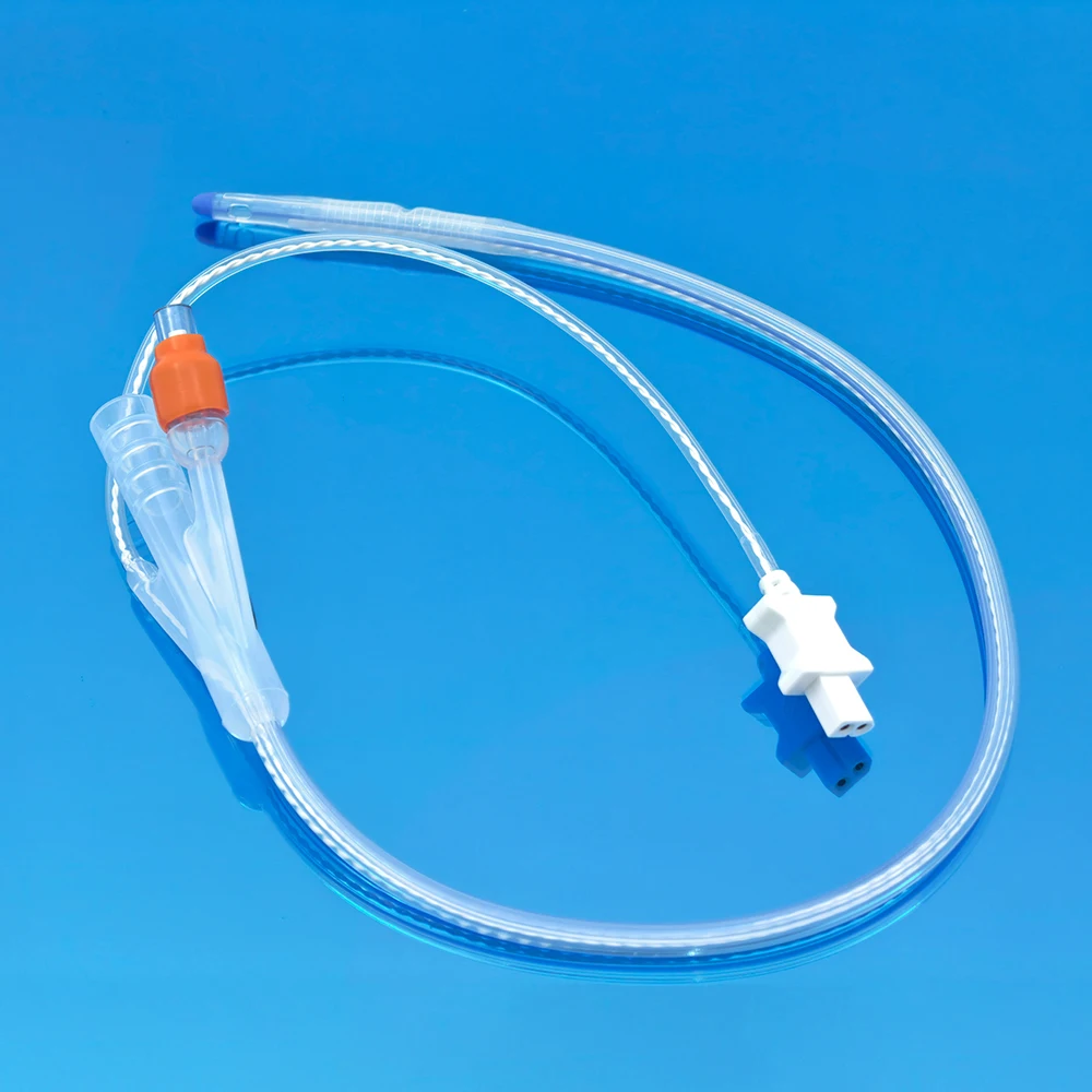 16Fr 5-30ML Silicone Foley Catheter with Temperature  100% Latex Free