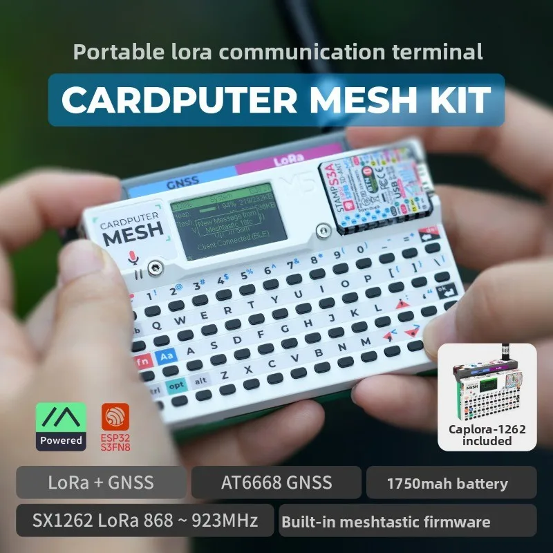 LoRa Mesh Communication Kit LoRaWAN Tracker Module with GPS Positioning Wireless Terminal IoT