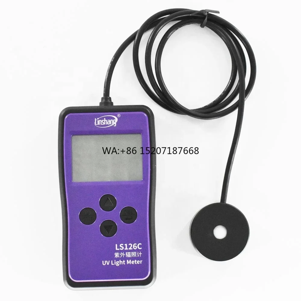 

LS126C UVC Light Meter UV Power Meter for 254nm Bactericidal Germicidal Sterilization Disinfection Lamp With bluetooth