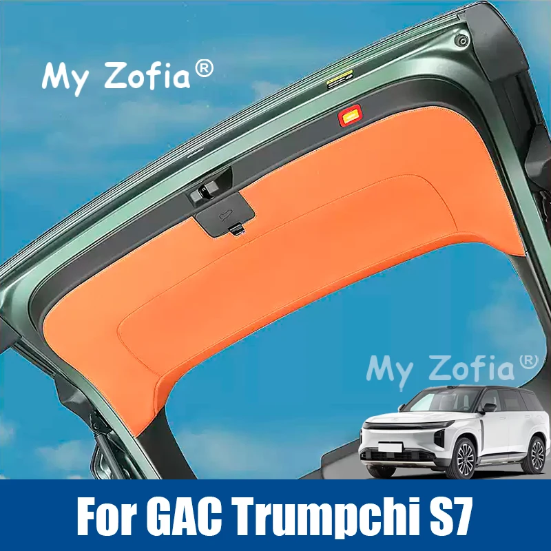 

For GAC Trumpchi S7 2025 2026 Car Trunk Tailgate Anti-Scratch Protective Pad Sticker Anti-kick Guard Plate Accessories