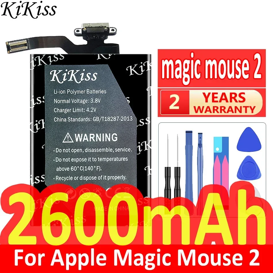 

2600mAh Wireless Mouse Battery for Apple Magic Mouse 2 A1672 020-00634