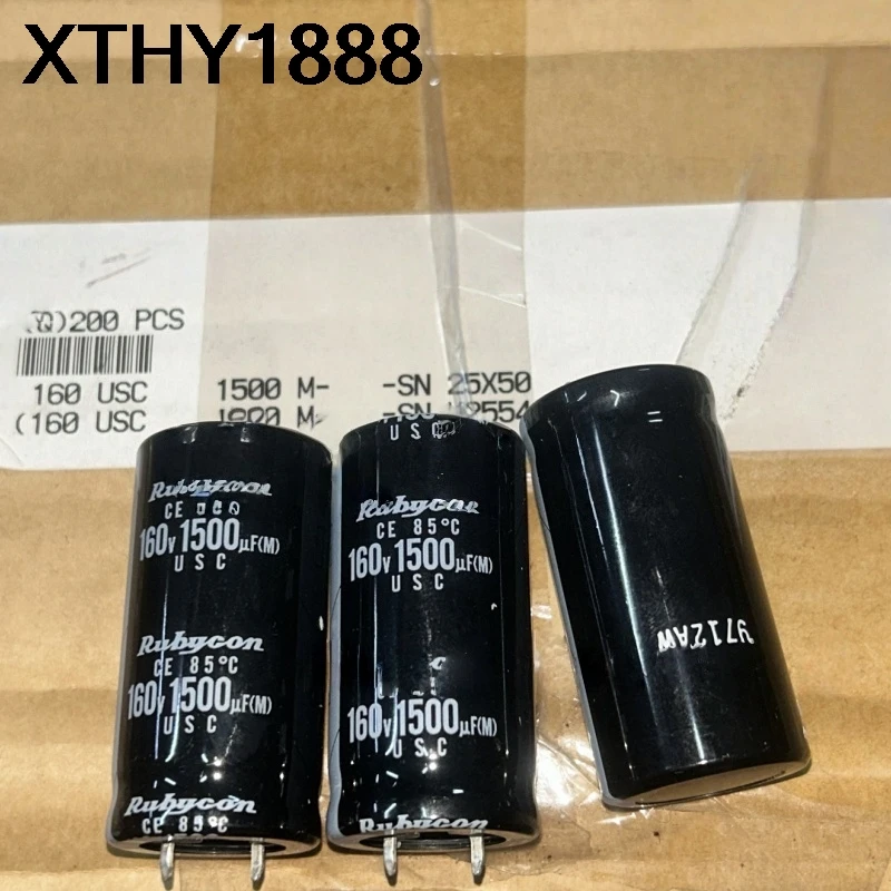 2PCS 1500UF 160V Capacitor eletrolítico 160V 1500UF 25X50 USC 85 graus