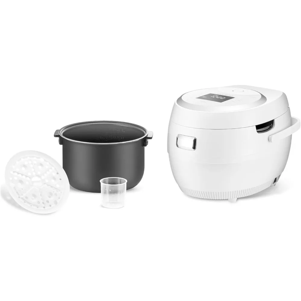 

10-Cup (Uncooked) Micom Rice Cooker | 16 Menu Options: White Rice, Brown Rice & More, Nonstick Inner Pot, Designed in Korea