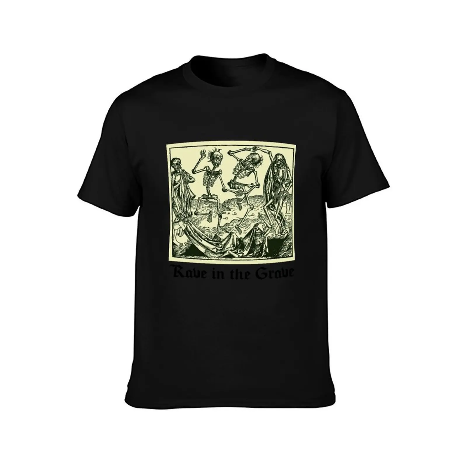 Rave in the Grave - Danse Macabre T-Shirt Outdoor Sports Lightweight Tee T-Shirt