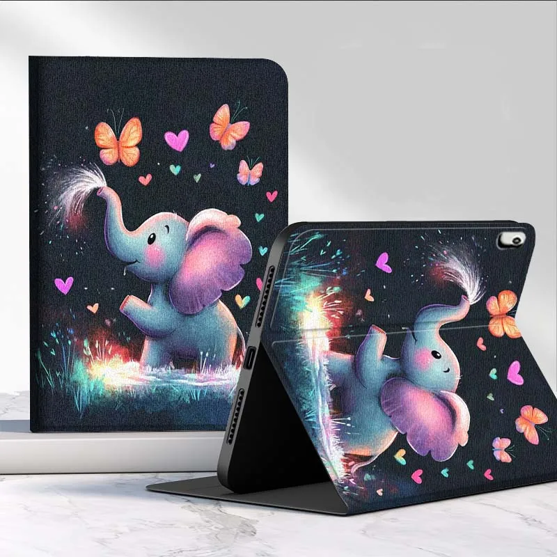 

Pink elephant rainbow For Samsung Galaxy Tab S11 S10 S9 S8 A8 A9 A11 10.9 8.7 10.1 Plus Tablet Case