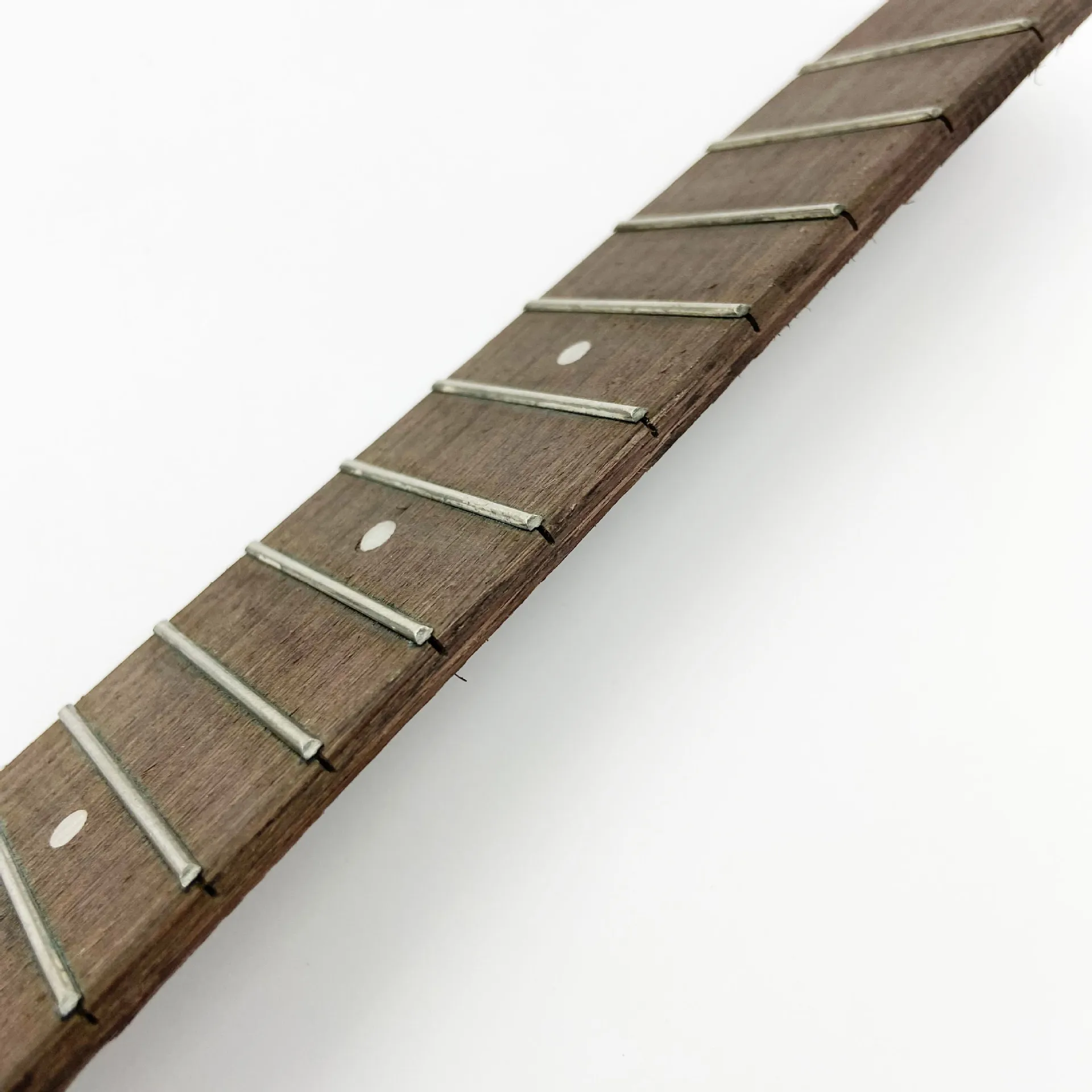 1pcs 21 23 26 Inch Ukulele Rosewood Fretboard White Dot Inlays 12/15/18 Frets Pre-Slotted Fingerboard