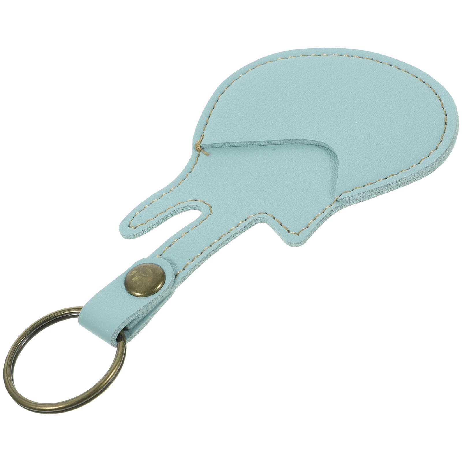 

Pick Cover Guitar Accessory Keychain Holder Stand Mini Case Plectrum Bag Green