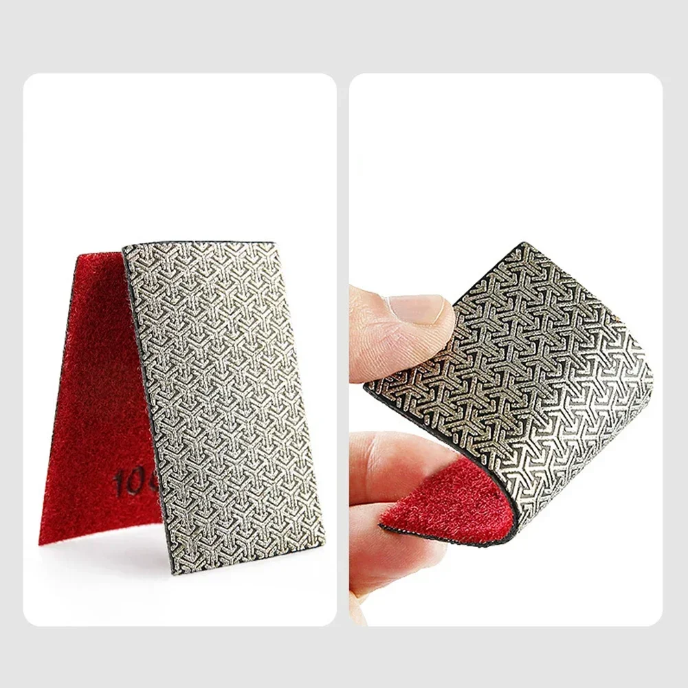 Hand Polishing Pads 60-400Grit Tile Glass Abrasive Grinding Block Pad Sanding Disc Woodwork Knive Grinding