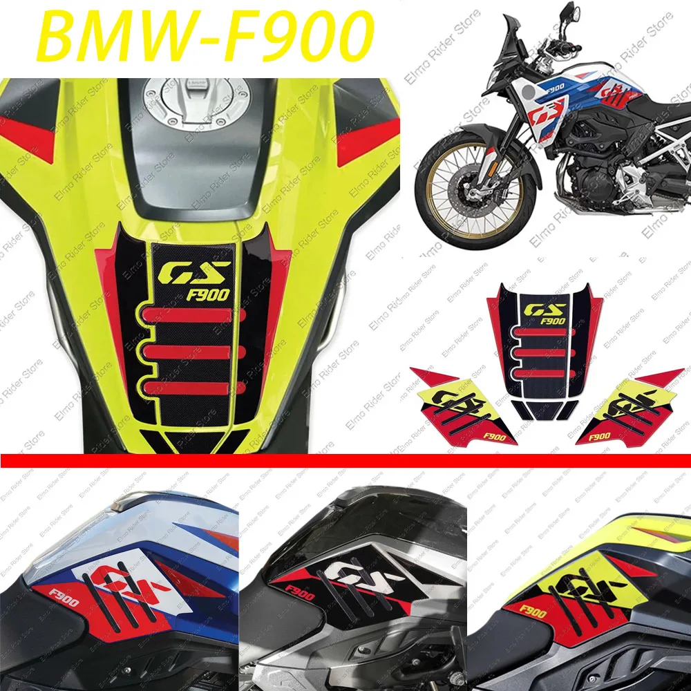 For BMW F900GS F900 GS 2024 3D Gel Resin Sticker Motorcycle Tank Pad Sticker f900gs Tank Pad Side Protection Sticker Accessories