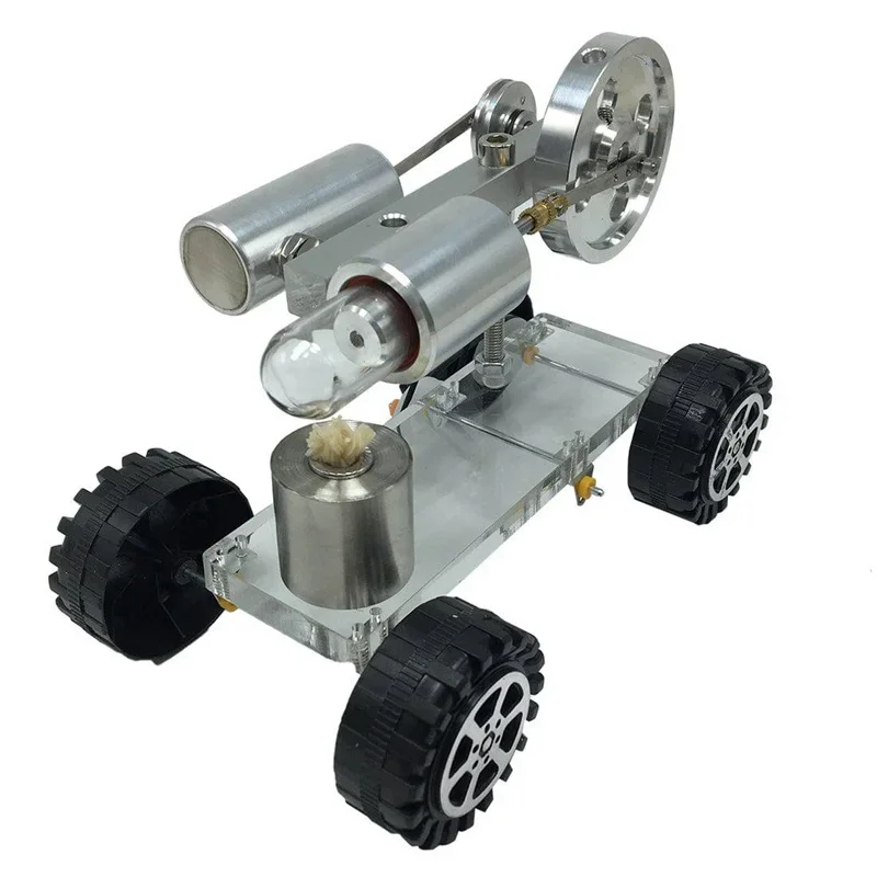 

Car Shaped Stirling Engine Model Kit Mini Stirling External Combustion Engine Models Physical Experiment Toys