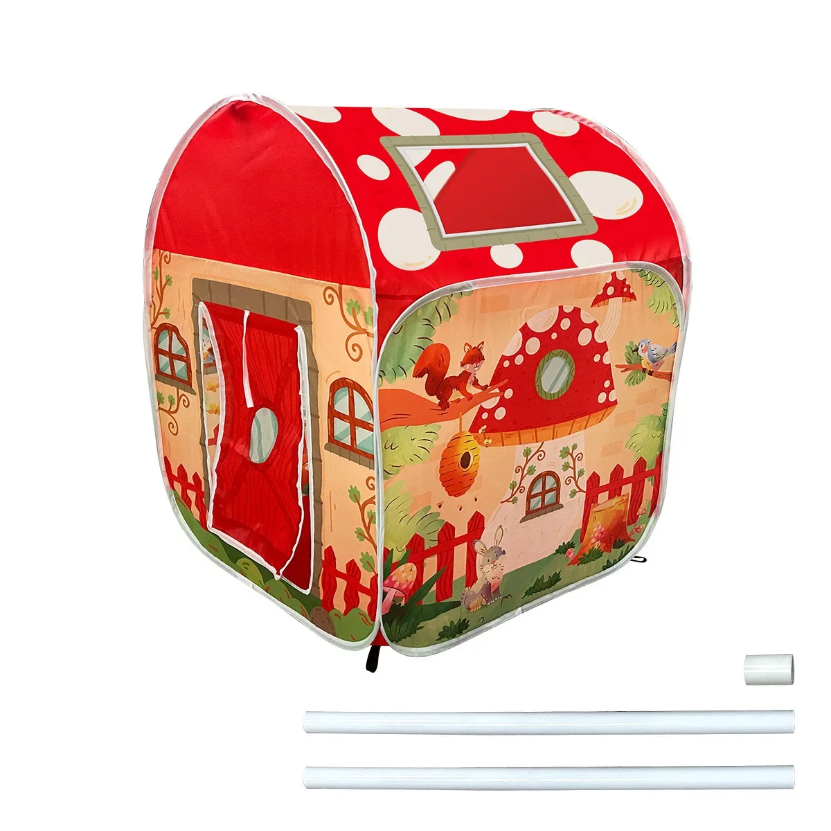 Tienda de campaña para niños, casa, juegos de acampada, exteriores, interiores, portátiles, casas de setas, tiendas de campaña, tienda de campaña para niños y niñas, juguetes, regalos de navidad