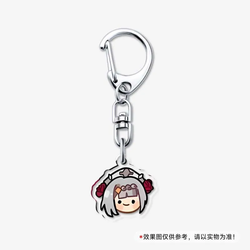 Game Genshin Impact Keychain Cute Wanderer Cartoon Arcylic Figure Key Chain Phone Case Pendant Bag Ornament Accessories Gifts