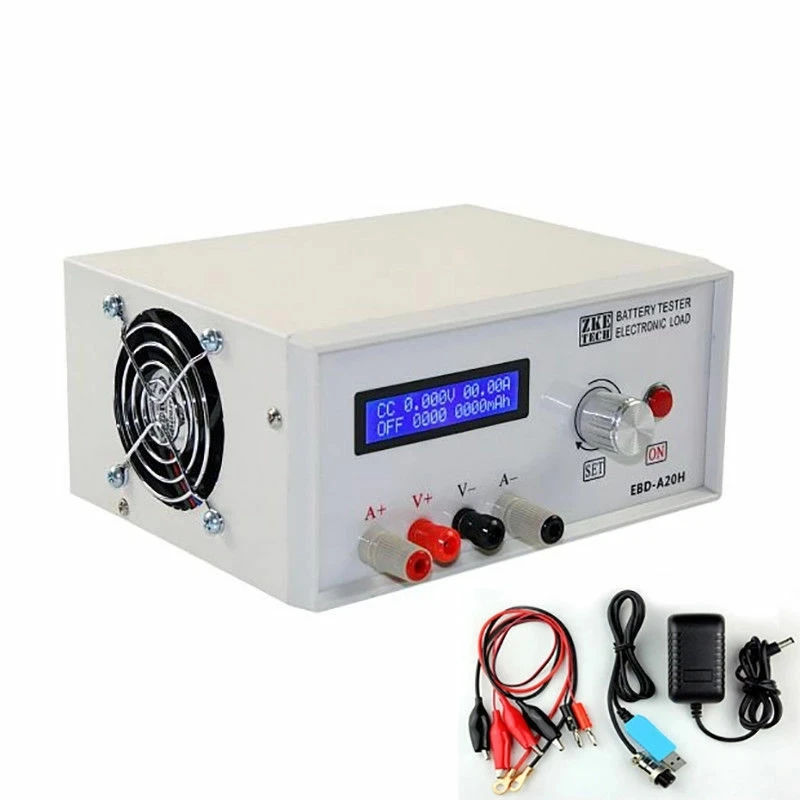 Latest version EBD-A20H Battery Capacity Tester Electronic Load Power Tester Discharge Meter 20A