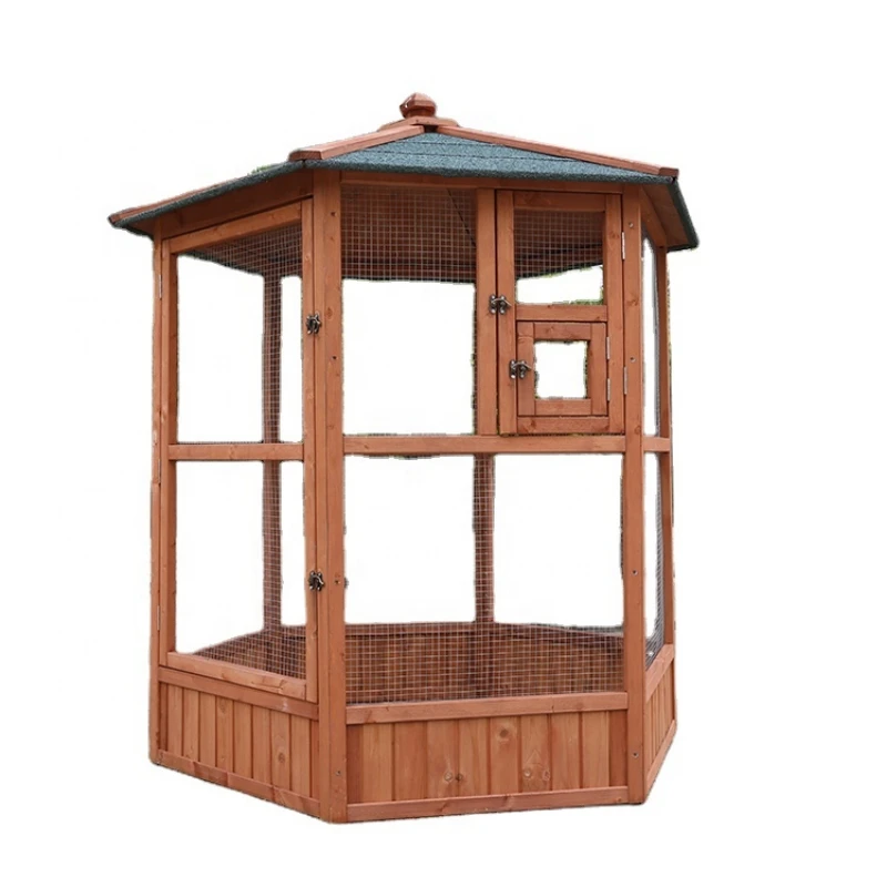 Customized design wholesale breeding bird cage large wooden bird cages for sale pet house