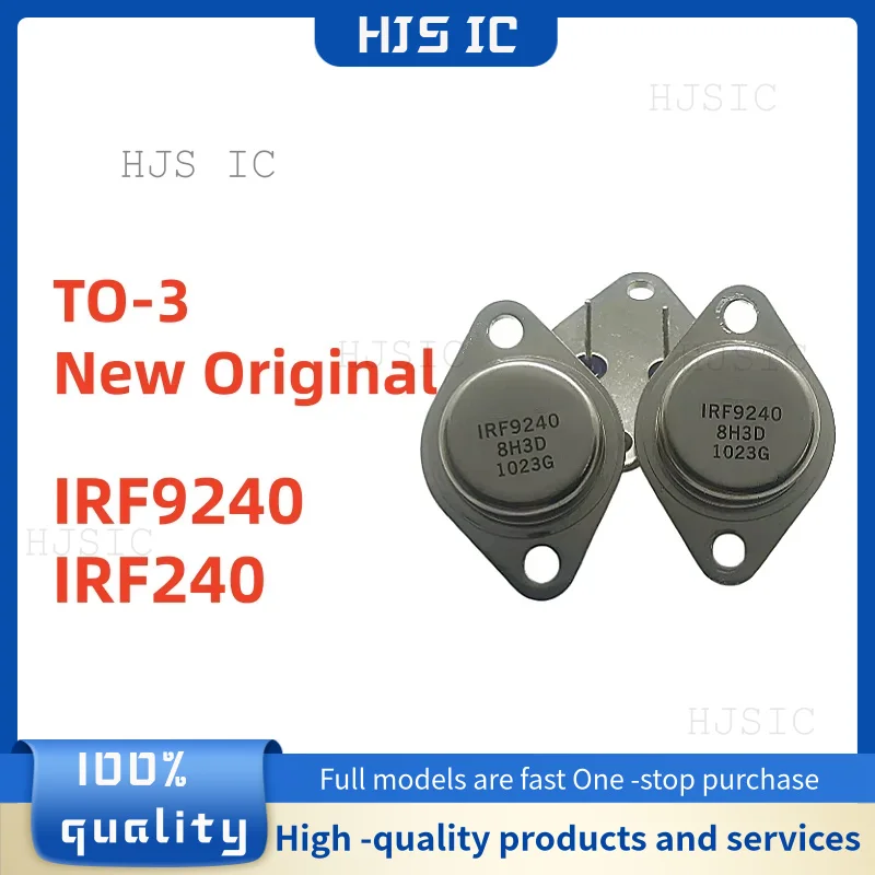 

1PCS/1pair Brand New Original IRF9240 IRF240 TO-3 Gold-capped transistor Best Quality In Stock