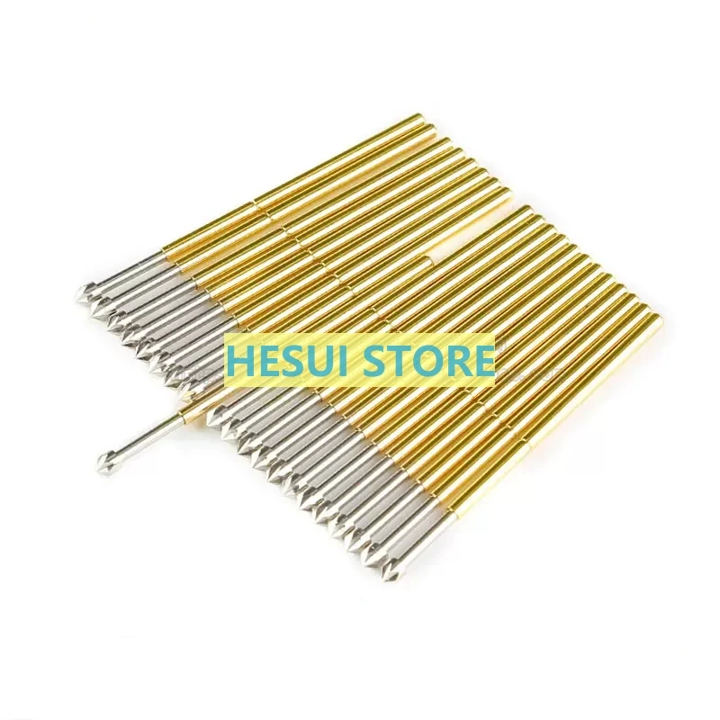 10 PCS P100-LM3 90 degree Chrysanthemum Head Probe Test Needle Retractable