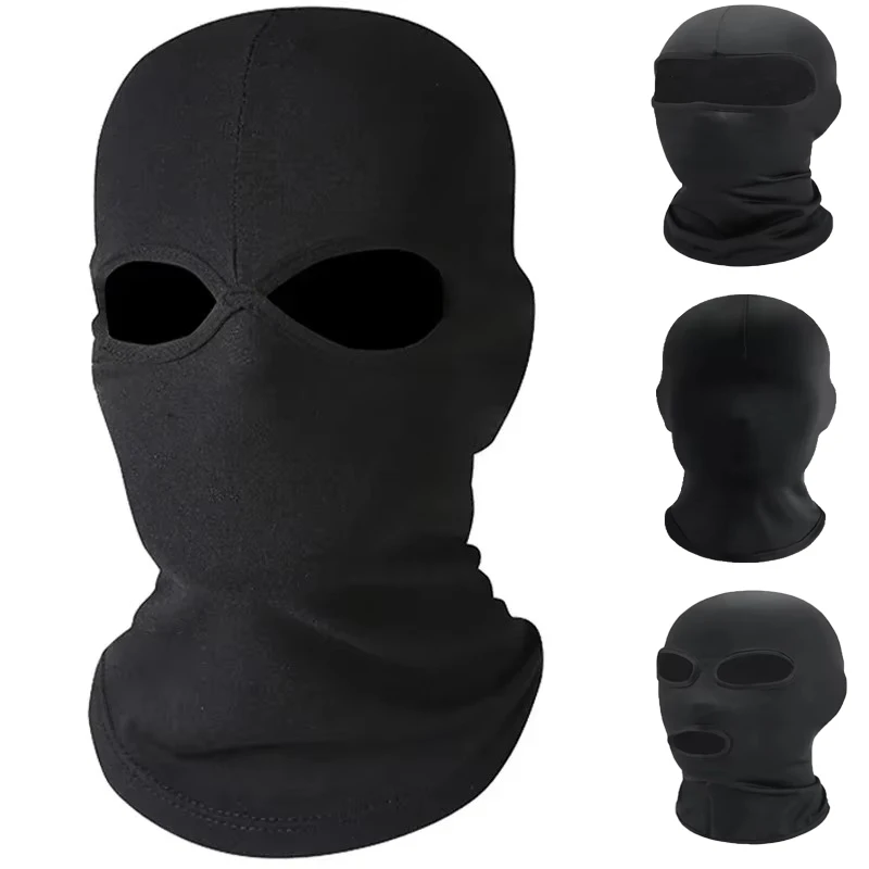 Full Face Cover Hat Balaclava Hat Army Tactical CS Winter Ski Cycling Hat Sun Protection Scarf Outdoor Sports Warm Face Masks