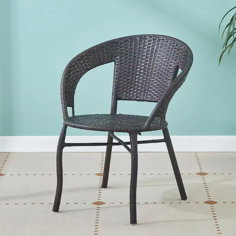 كرسي ترفيهي لشرفة واحدة، نسيج مسند الظهر، طاولة وكراسي منزلية صغيرة #1