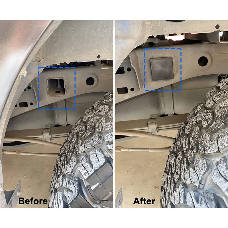 4PCS Frame Tube Hole Plug for Ford F150 F-150 Raptor 2017-2021 Rear Wheel Well Side Cover Accessories