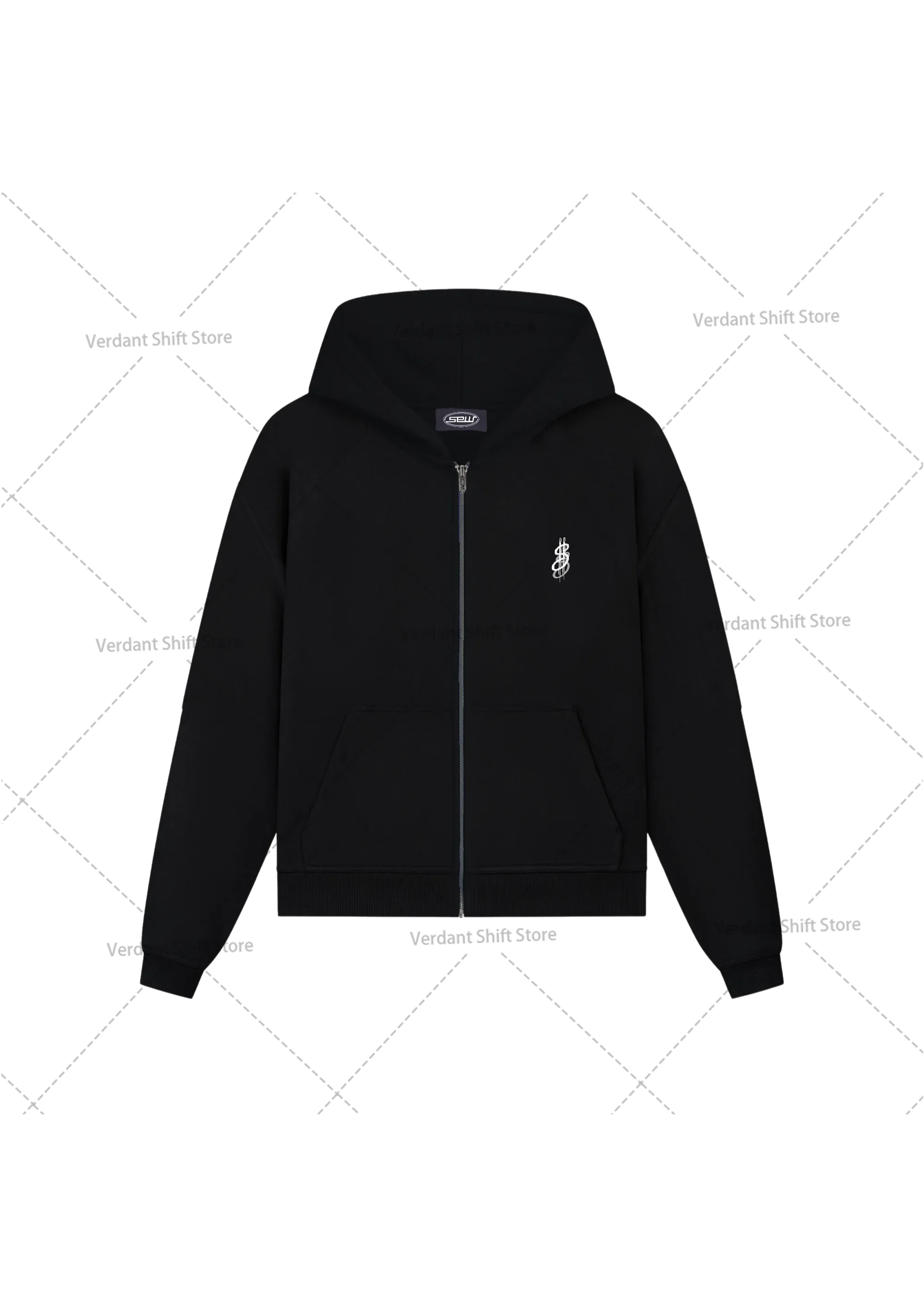 

Streetwear Hip-Hop Minimalist Design Men's Sports Set Y2K Fashion Mini Logo Embroidered Retro Harajuku Hoodie Street Casual Wear