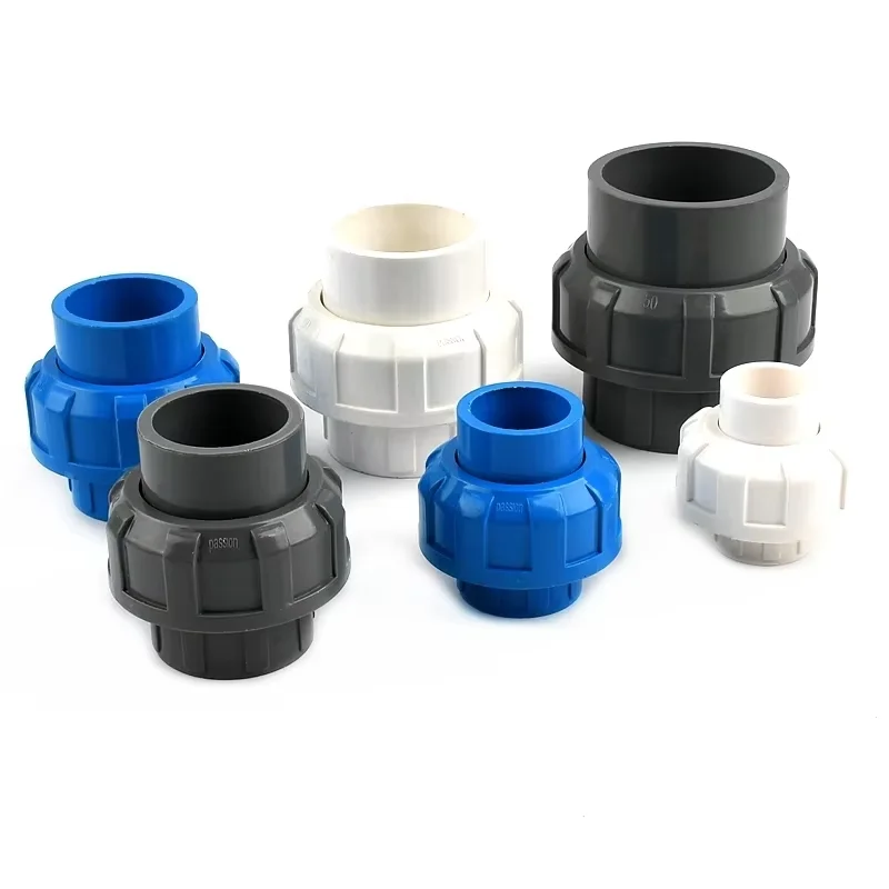 1-10PCS 20/25/32/40/50-110mm PVC Union Connector PVC Pipe Joints Garden Irrigation Aquarium Water Tank Pipe Fittings