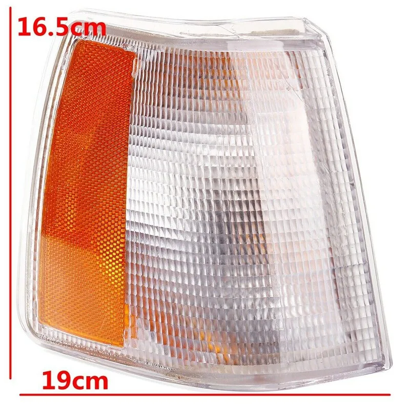1 Pair Car Front Parking Corner Light Lamp Shell Signal Driving Lamp Cap Cover For Volvo 740 940 960 13696091 13696109