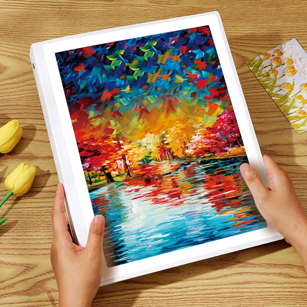 Loose-leaf Photo Album Large Capacity 30/40 Pages DIY Self Adhesive Commemorative Photo Storage Scrapbook Family Memory Book