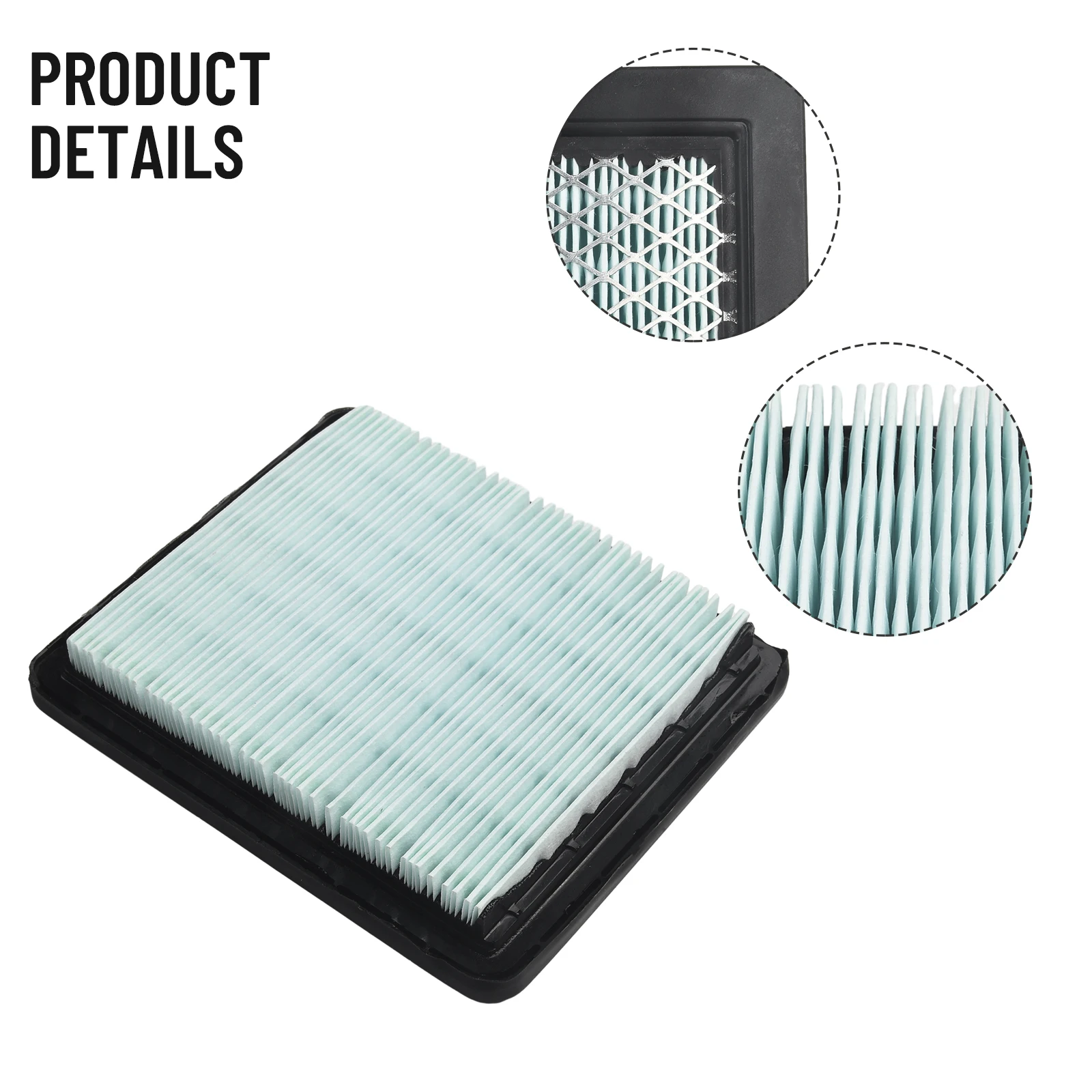 Air Filter Kit 2 Pack for Honda HRX 537 HRX476 HRB 535 HRD 536 IZY 53 HRG 536 Lawn Mower Machine with Cotton Core 113x133x20mm