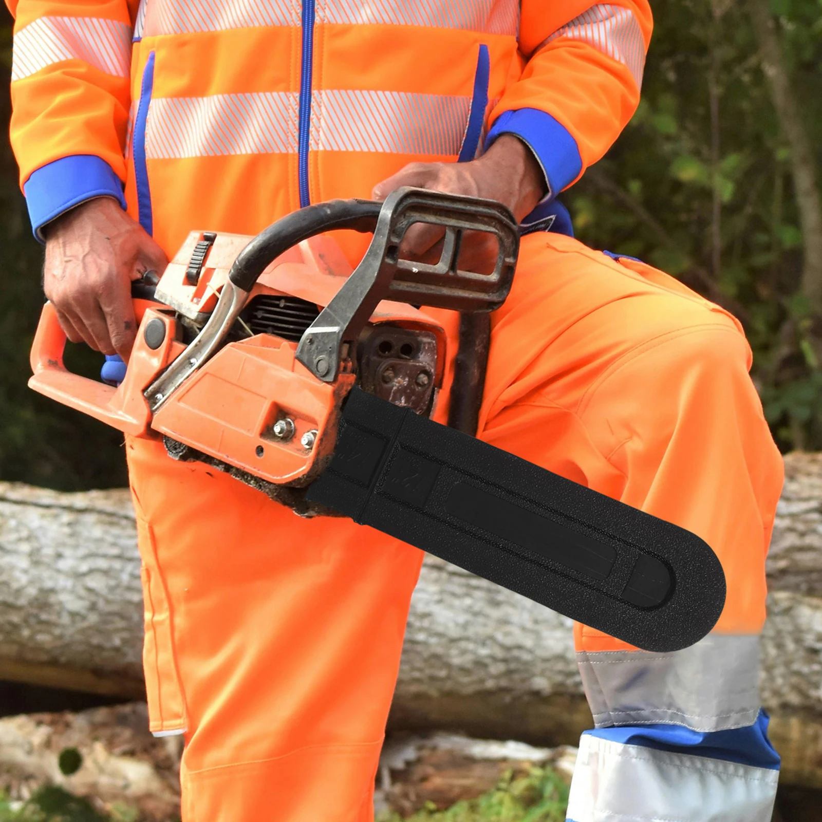 

2pcs Chainsaw Bar Guide Plate Durable Plastic Guard Universal Protector For Storage Transport Protective Sleeve Outdoor Power