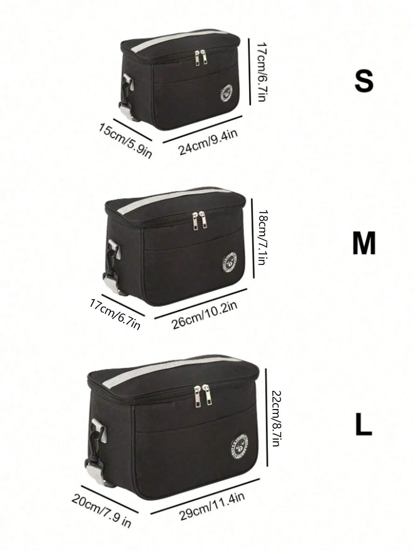 1 قطعة أكياس الغداء معزول حقيبة حرارية حاوية الغداء مانعة للتسرب حمل علب الاغذية أكياس تخزين المواد الغذائية مكتب السفر معزول