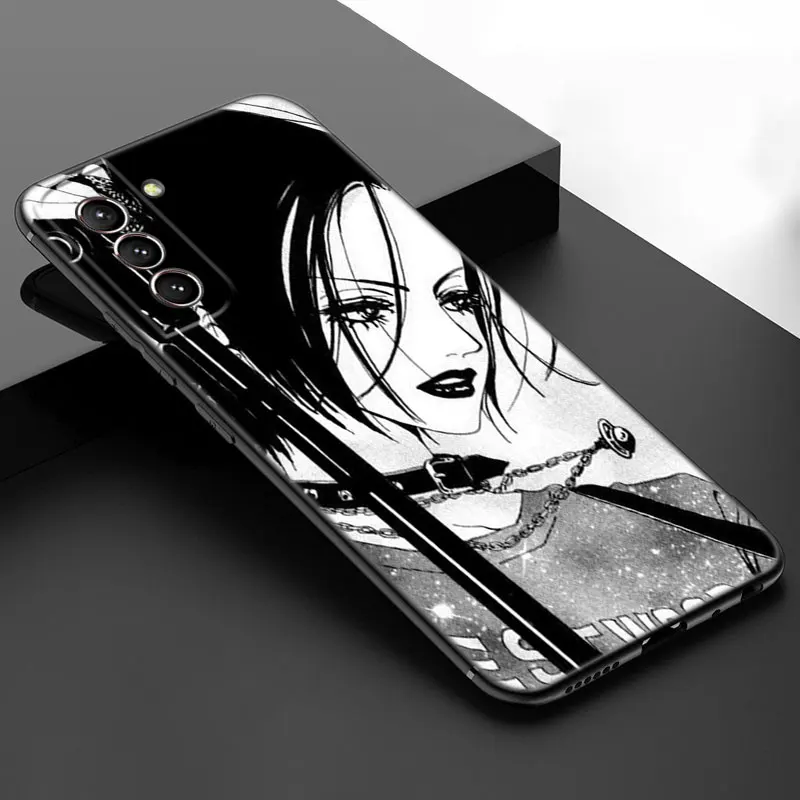 NaNa Osaki Anime Phone Case For Samsung Galaxy S23 S21 S20 FE S24 S22 Ultra S10E S10 S9 S8 Plus Black Silicone Cover