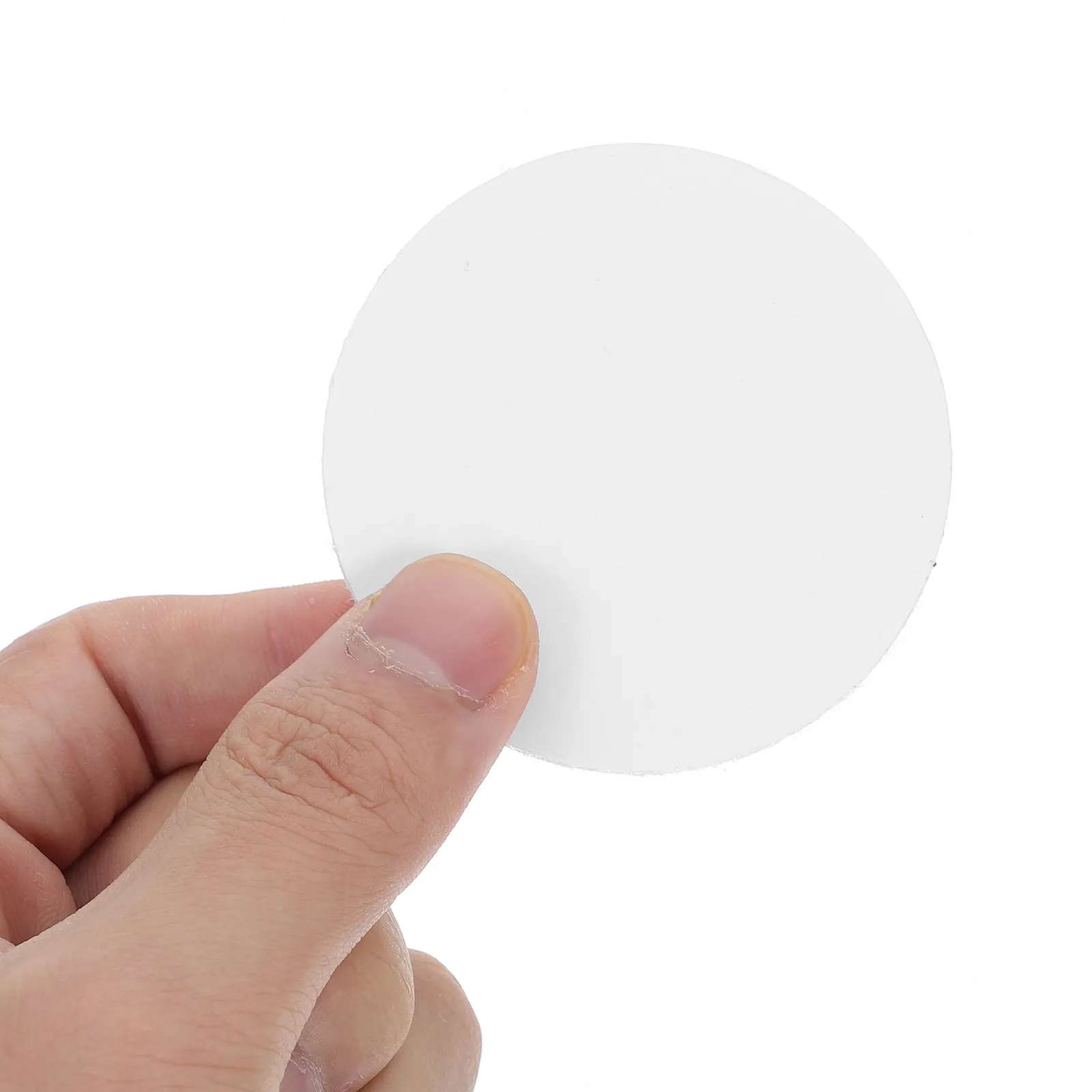 20Pairs Fastener Dots Strong Adhesive White Round Stickers for Tablecloth Carpet Bed Sheet Anti Slip Fastening Home