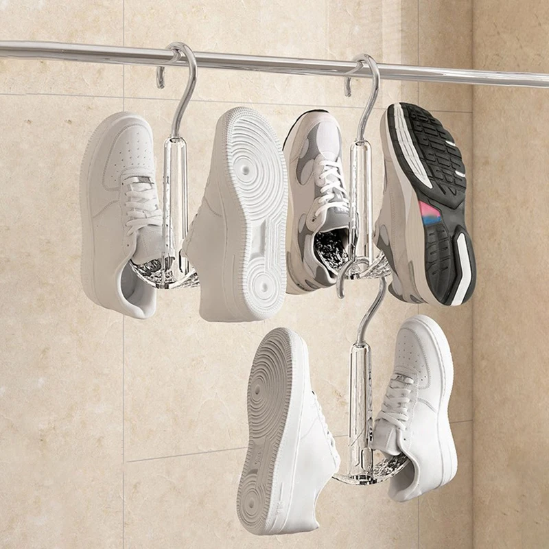 Rotação Multifuncional Shoe Drying Rack, Sapateira, Varanda, Estilo Leve, Moda de Luxo