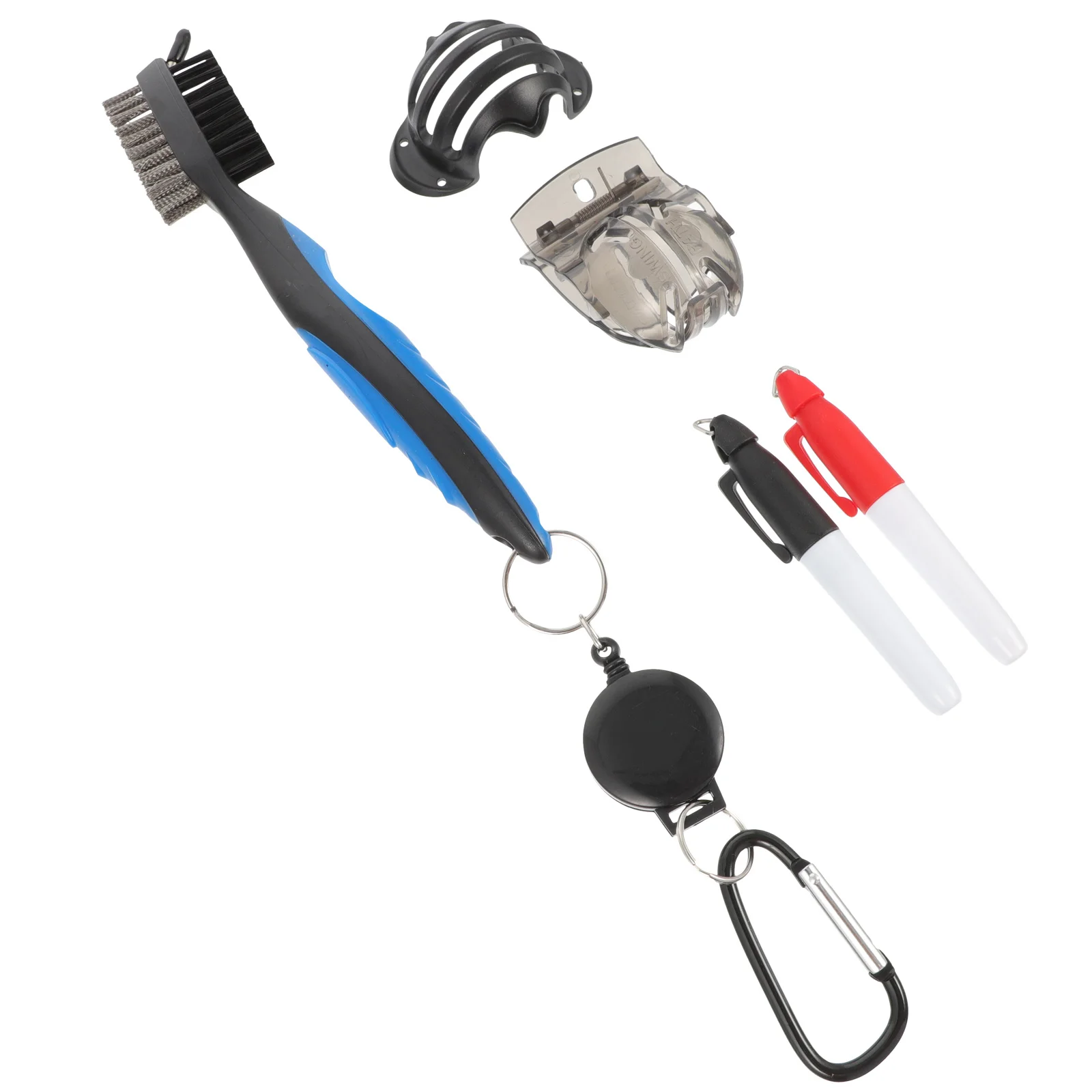 مجموعة واحدة من أدوات وضع علامات بطانة كرة الجولف، مادة ممتازة، متينة وعملية، خطوط أنيقة ومستقيمة، مجموعة حجم صغير #4