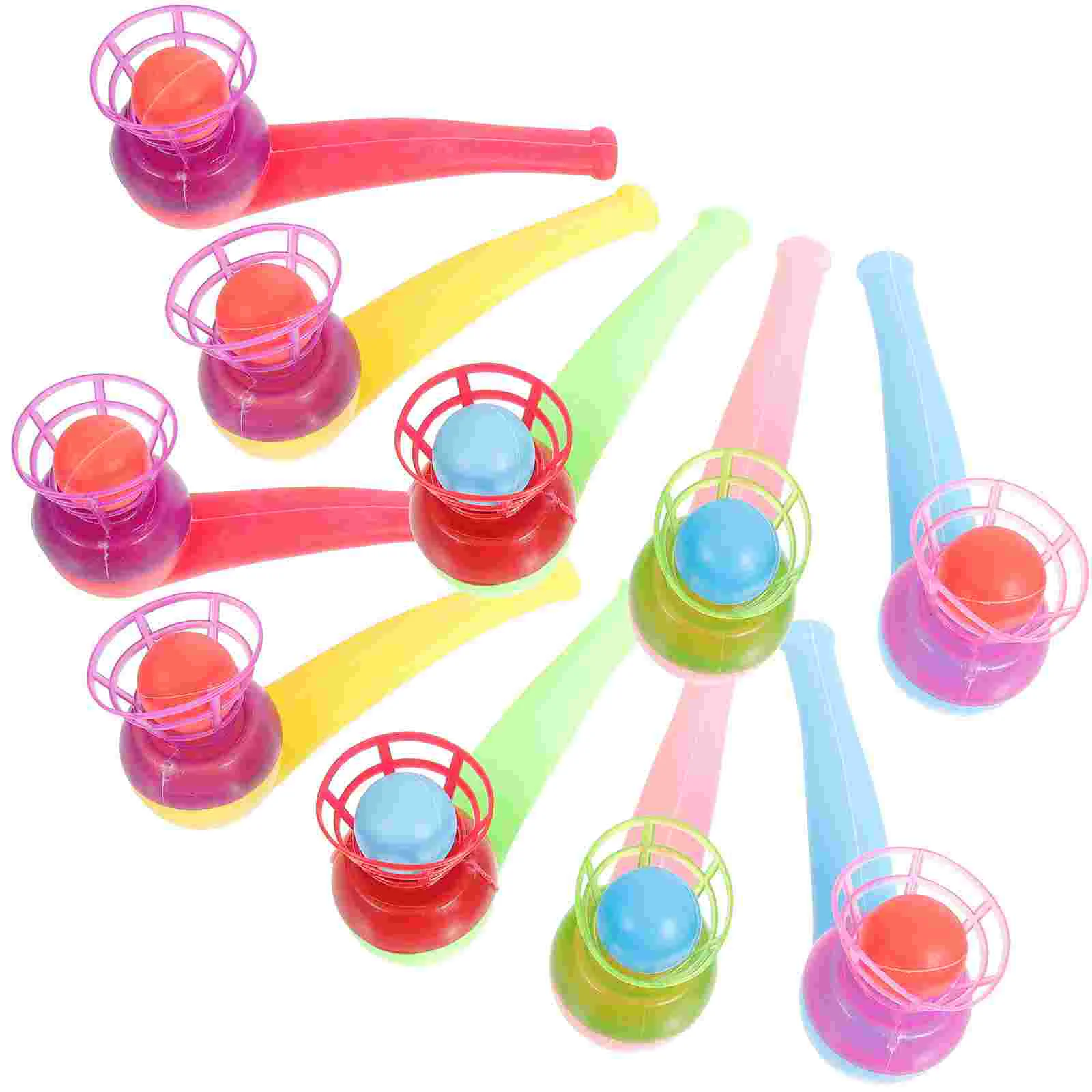 20 Pcs Toy Flying Blowing Pipe Balls Breathing Game Toys Balance Flight for Girls Fun Floating Boys Child Toddler