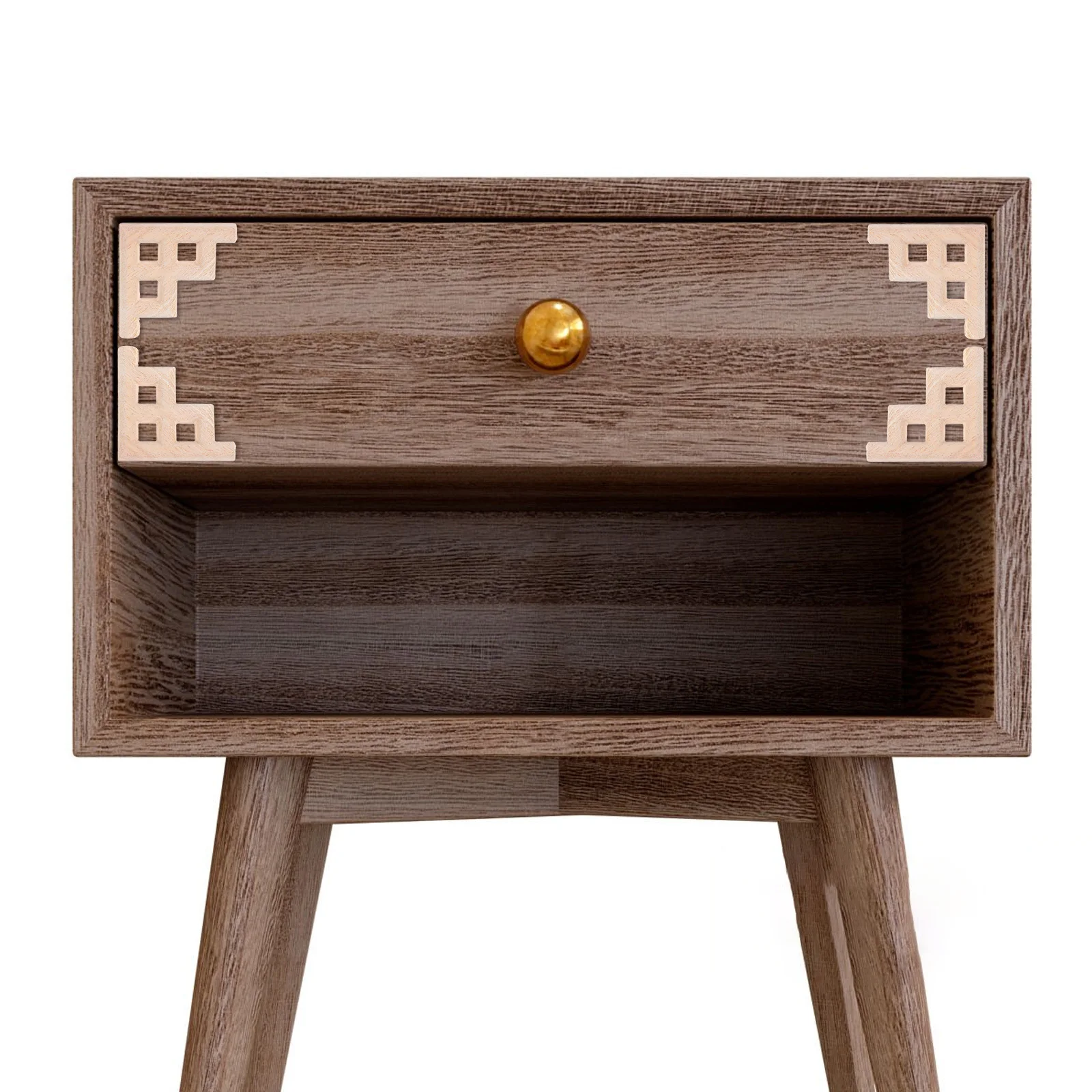 

4 pcs Wood Carved Onlay Applique European Style Solid Wood Corner Decoration For Furniture Doors Windows Diy Home Decor Party