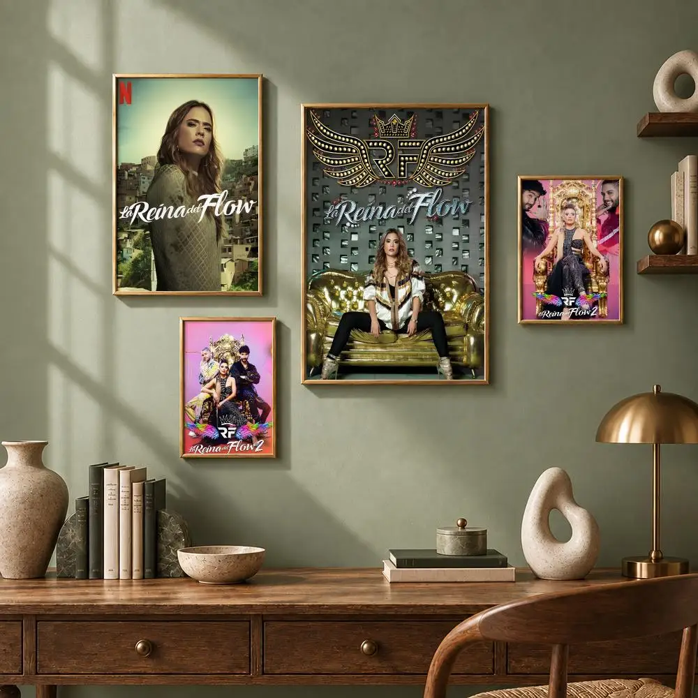 Popular TV Series T-The Queen of FlowS Poster HD Self-Adhesive No Residue After Removal Ideal for All Kinds of Wall Decor