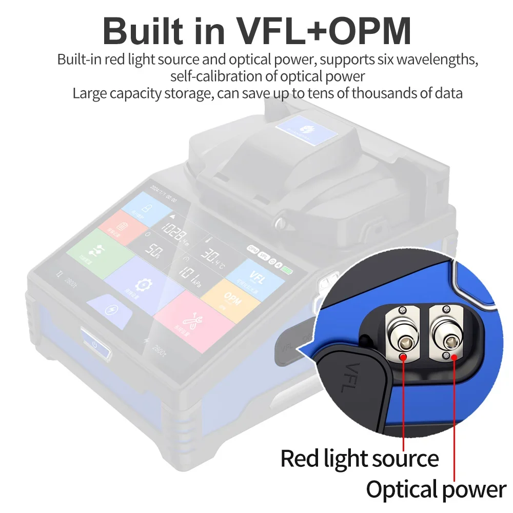 GUANGYAN K3S 6 Motor Splicing Machine Fiber Optic Splicer Fiber Optic Fusion Machine Ftth Optical Fiber Fusion Splicer