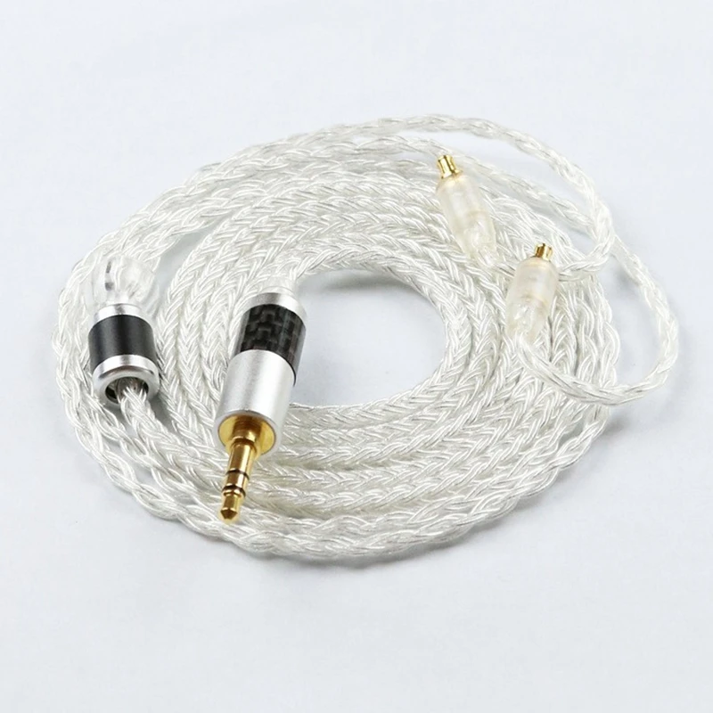 16-strand single crystal Copper silver-plated mcx earphone upgrade audio cable SE846 SE535 SE315 SE215 SE425