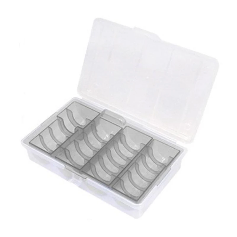 Coin Box Clear Round Coin Cases Storage Capsules Display Cases Protection Organizer Collectibles Gifts Holder