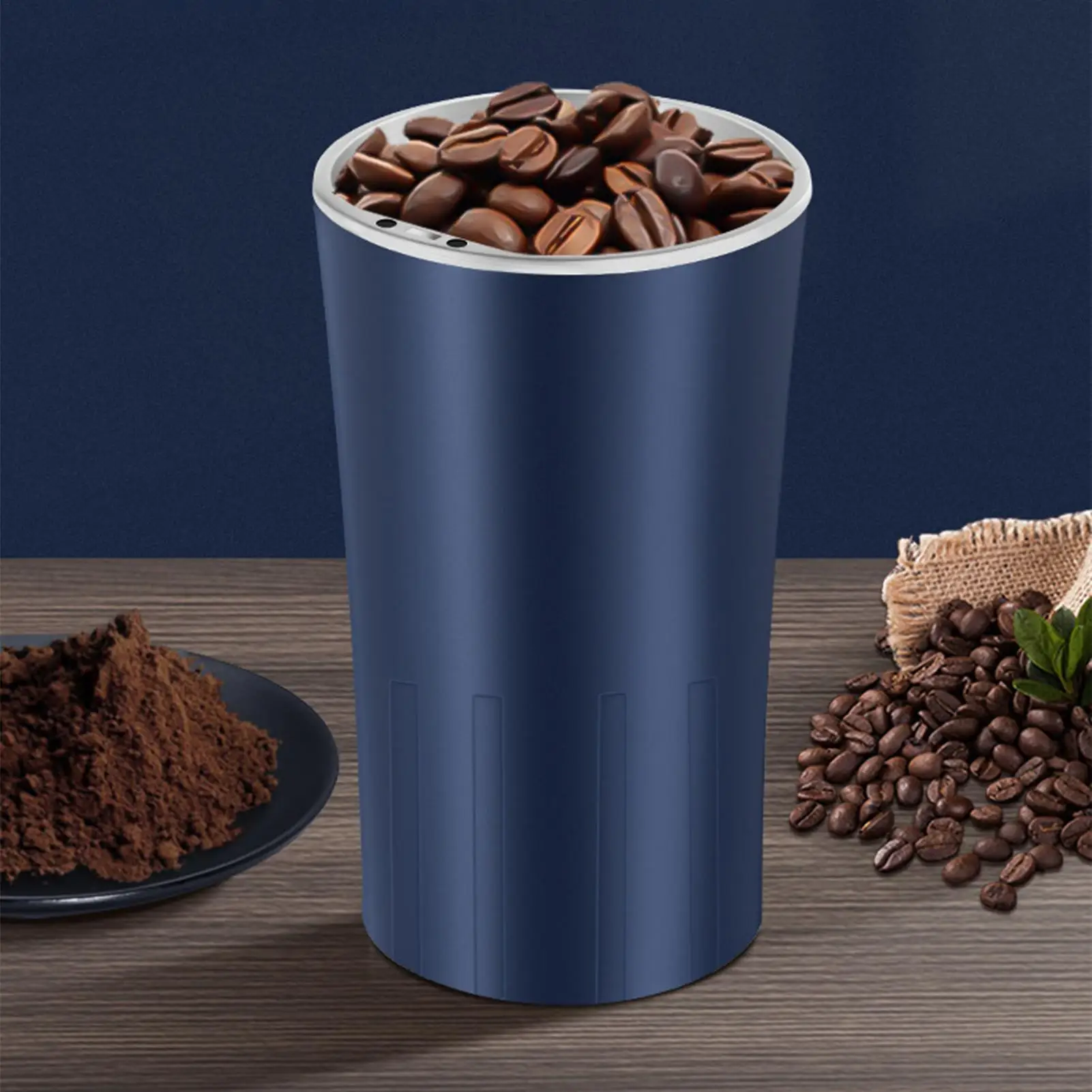 Grain Grinder Electric Food Blending Machine Seasonings Powder Grinder for Coffee Grain Nuts Seasonings Kitchen Restaurant Cafe
