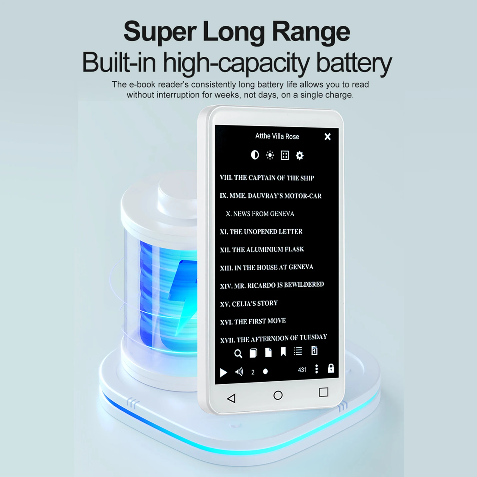 قارئ الكتب الإلكترونية مع كمبيوتر لوحي للكتابة اليدوية ، قارئ إلكتروني 5 بوصة ، مكبر صوت مدمج ، كاميرا 5 أمتار للتعلم خارج المنهج ، صوت وفيديو ، وقارئ PDF