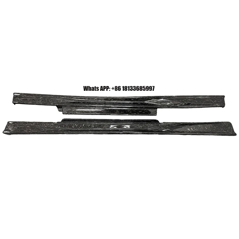 

Forged Carbon Fiber Car Top Secret Style Side Skirts for Nissan GTR R35 2008-2019 Exterior Carbon Front Skirts