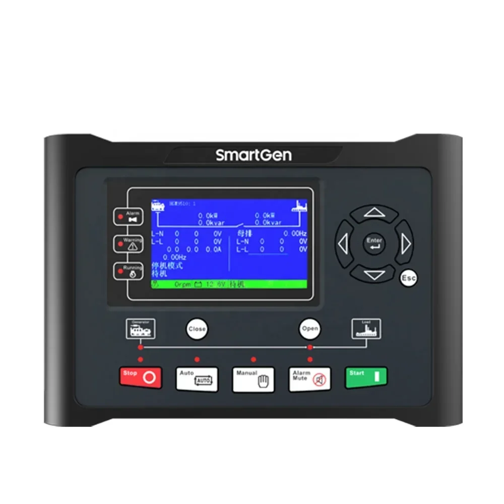 for HGM9510 Auto Start Stop Diesel Generator Parallel Controller Module 4.3 inches LCD Display Monitor Control Panel