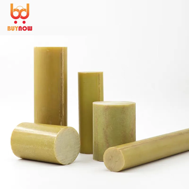 High-quality Yellow 3240 Epoxy Resin Rod Epoxy Glass Fiber Rod Insulated Phenolic Epoxy Rod FR4 Wear-resistant and Durable Rod